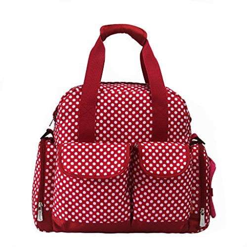 Preisvergleich Produktbild Rucksack Tote Handtasche Multifunktions Wickeltasche Reisen Mummy Bag GudeHome Rot