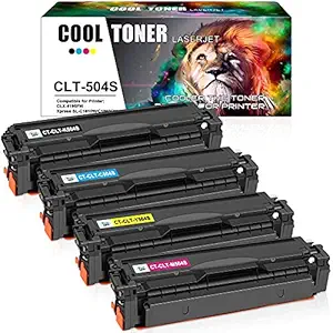 Cool Toner 4 Pack Compatible Toner Cartridge for Samsung CLT-K504S CLT-C504S CLT-Y504S CLT-M504S for Samsung CLX-4195FW 4195FN Xpress SL-C1860FW CLP-415NW CLP-415N CLX-4195N CLX-4195