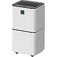 Airorig 12L/Day Dehumidifiers for Home, Low Energy Dehumidifier with Digital Humidity Display Control, Laundry Clothes Drying Mode, 24H Timer & Sleep Mode for Large Rooms & Bedroom Damp