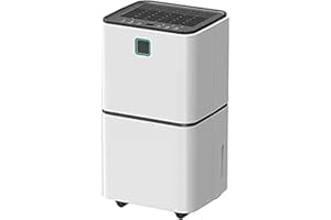 Airorig 12L/Day Dehumidifiers for Home, Low Energy Dehumidifier with Digital Humidity Display Control, Laundry Clothes Drying Mode, 24H Timer & Sleep Mode for Large Rooms & Bedroom Damp