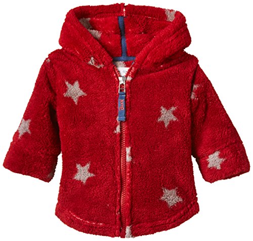 Kite Kids Baby-Boys Lilliput Fleece Starred Hoodie, Red, 3-6 Months (Manufacturer Size:3-6 Months)