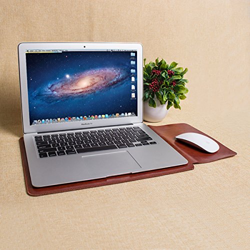 WALNEW Schlanke MacBook Pro Retina 15.4 Zoll(A1398) Hülle, MacBook Schutzhülle, Hülle, Case, Cover, MacBook Pro Retina 15.4 Zoll Hülle mit Handgriff, geschütztes Inneres und externes Mousepad - 8