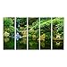 Produktbild islandburner, Bild auf Leinwand von Portland Japanischer Garten Wandbild Poster Leinwandbild OXR-5P-N