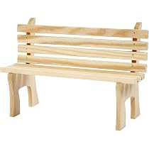 vidaXL Panchina da Giardino per Bambini 84 cm in Legno - Marrone