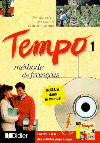 couverture de : Tempo 1 : Méthode de français (livre de l'élève) couverture de : Tempo 1 : Méthode de français (livre de l'élève)
