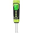 YINMIK Soil Moisture Meter, Digital Soil EC Meter, 3 in 1 Soil Hygrometer Conductivity Tester for Indoor Plant, House Plants, Accurate Soil Water Sensor for Gardeners, Composters, Farmers, Nurseries
