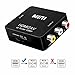 Price comparison product image Chenduomi HDMI to AV Converter 1080p HDMI to 3RCA /AV/CVBS Composite Video Audio Adapter (black) (3rca converter, black)