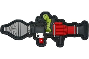 Cobra Tactical Solutions Military Patch RGP-7 GRENADE LAUNCHER PVC Patch pour Airsoft/Paintball pour vêtements Tactiques et Sac à Dos