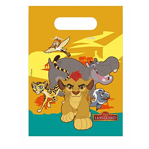 6 Partytüten * KÖNIG DER LÖWEN * für Party und Geburtstag // Kindergeburtstag Kinder Set Tüten Geschenktüten Mitgebsel Mottoparty Simba TV Serie Film Savanne