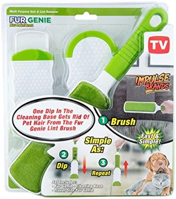WIZARD PET FUR &amp; LINT REMOVER TRAVEL SIZE DOG CAT HAIR BRUSHER CLEANER HURRICANE FUR NEW