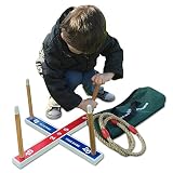 Elite Sportz Ringwurfspiel – Spiele für draußen – werfen den Ring für Kinder und Erwachsene – aktiver indoor und outdoor Spielspaß – inklusive Tragetasche für den Transport und zur Aufbewahrung - 7