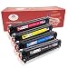 Produktbild Toner Kingdom 4 Pack Tonerpatrone Für HP Color LaserJet Pro MFP M277dw M277n M252dw M252n Kompatibel Für HP CF400X CF401X CF402X CF403X 201X Drucker
