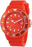 Madison New York Unisex-Armbanduhr Candy Time XL Analog Quarz Silikon rot G4167-11/1