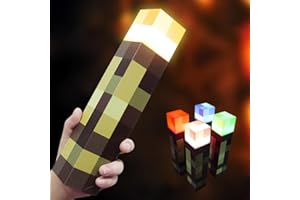 Dhqkqg LED Fackel Wandlampe, Wall Fackel Nachtlicht 28cm, USB wiederaufladbar für Nachttischlampe, 4 Farben, Ton und Licht Flamme Nachahmen, Geschenk für Gamer (A-4 Color)