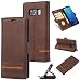 Produktbild Handy hülle Tasche Leder Flip Case Brieftasche Etui Schutzhülle für Samsung Galaxy S8/S9/S8 Plus/s9+/Note 8/Note9/Huawei Mate 20/20 Lite/20 Pro hülle,5 Farben