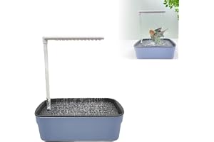 Zinueen Automatisk Fågeldusch för Wellensittich Bur - Fågel Badhus med Fågelbadkar - Multifunktionell Fågel Dusch för Parakit