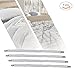 Produktbild Joy & Me 4 Bed Sheet Halter, verstellbare gurthalteband Strapse Greifer, Triangle & elastische Träger Clips für verschiedene Bettwäsche, Matratze Bezüge, Sofa Kissen, Krankenhaus Betten, aufblasbare Betten White(4pcs0