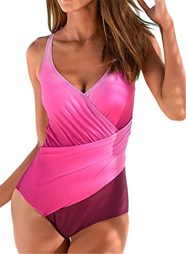 Fiyote Womens Slimming Sexy Swimming Costume One Piece Swimsuit