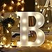 Produktbild TAOtTAO Home Decoration A bis Z 26 englische Buchstaben Fernbedienung Alphabet Letter Lights LED Leuchten weiße Kunststoff Buchstaben Standin (B)
