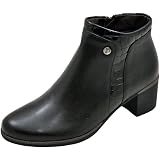 PITILLOS - 1036 Negro - Botín de piel, con tacón bajo, cierre de  cremallera, suela de goma, para: Mujer color: NEGRO talla:36 : Amazon.es:  Zapatos y complementos