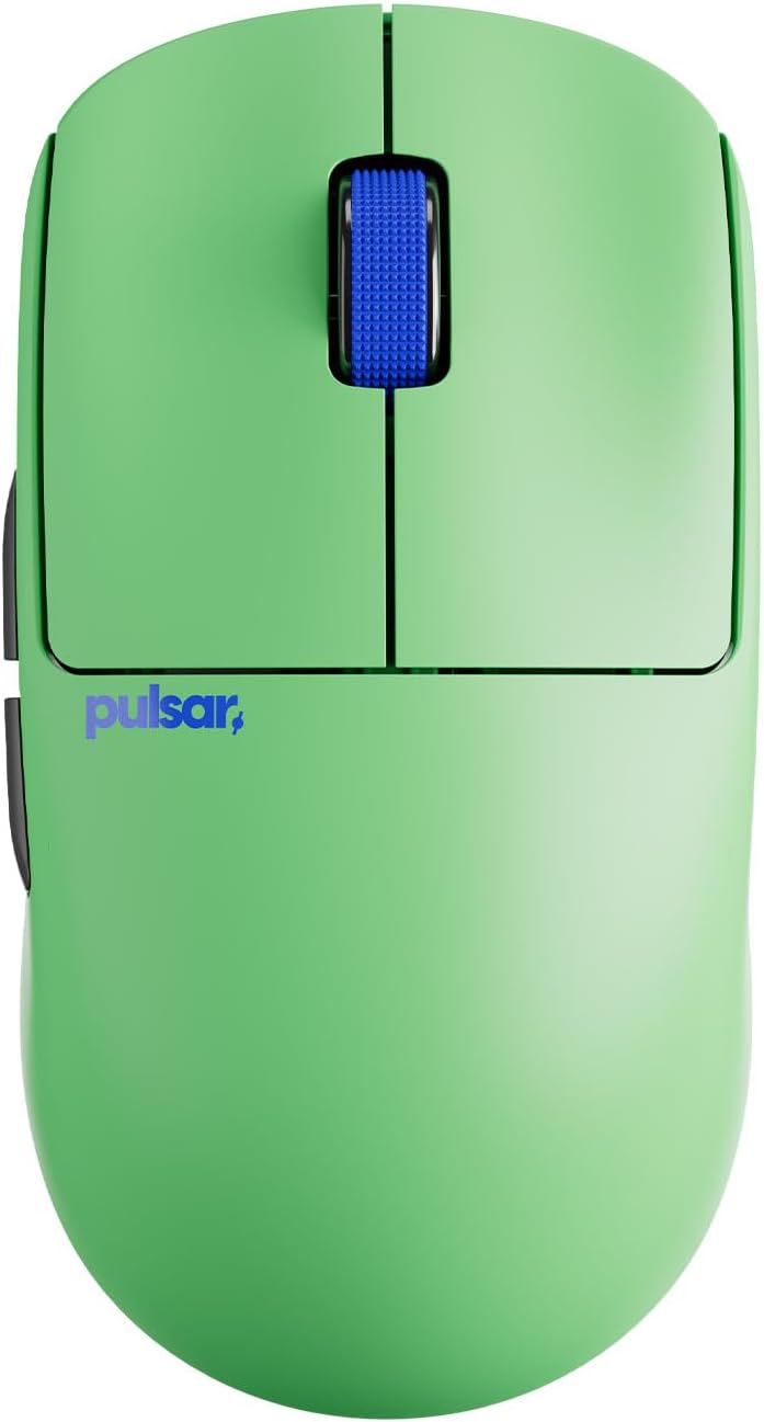 Pulsar Gaming Gears X2 Crazylight Wireless Gaming Mouse, Ultralight 35g Optical Switch 32000 DPI, 750 IPS, XS-1 Sensor, 8K Compatible (Aqua Zest)