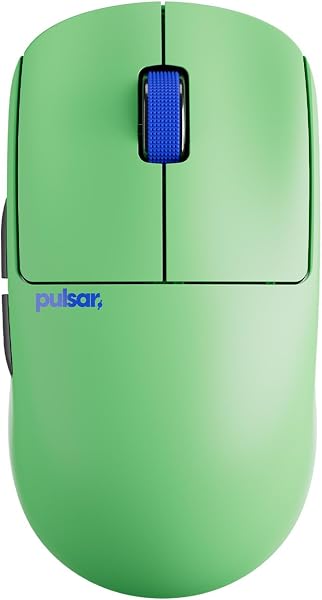 Pulsar Gaming Gears X2 Crazylight Wireless Gaming Mouse, Ultralight 35g Optical Switch 32000 DPI, 750 IPS, XS-1 Sensor, 8K Compatible (Aqua Zest) - 1