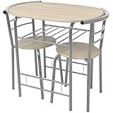 mesa auxiliar de cocina de pino Este conjunto está hecho de MDF de alta calidad, que es fácil de limpiar y encajará en cualquier decoración.