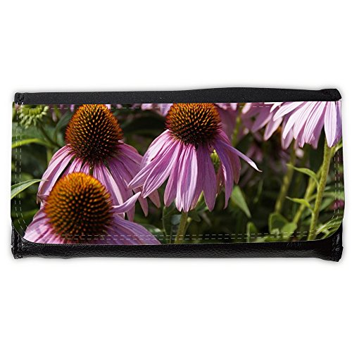 Preisvergleich Produktbild Portemonnaie Geldbörse Brieftasche / / M00290527 Echinacea Blumen Sonnenhut Flora Rosa / / Large Size Wallet