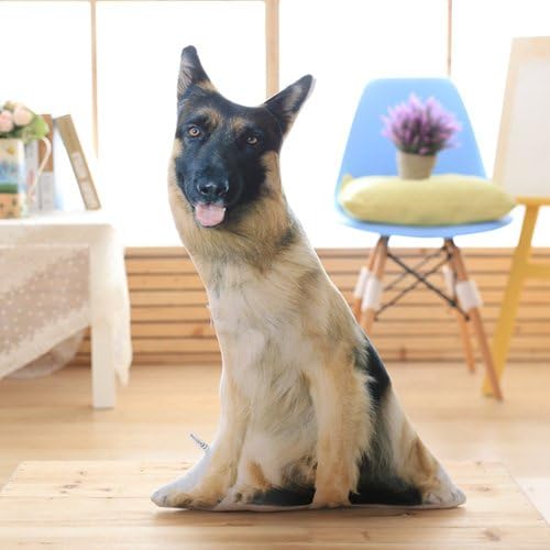 Yancyong Simulation Of 3D Pillow,German Shepherd Dog,50 Centimeters