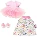 Produktbild Götz 3403000 Süße Ballerina Set - Sommerliches 4-teiliges Bekleidungsset für Deine Just-Like-me Puppe - für Stehpuppen XS mit Einer Größe von 27 cm