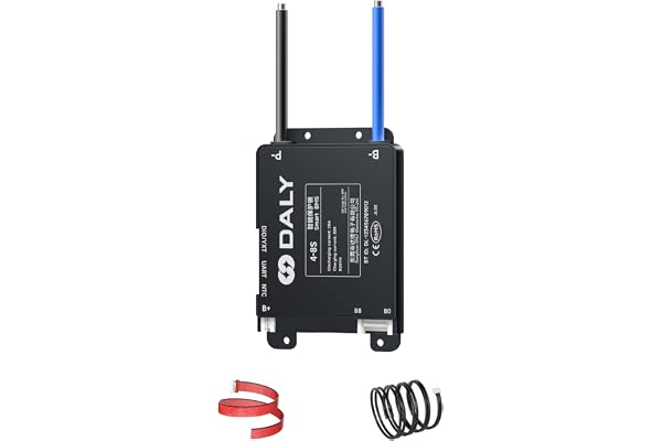 DALY BMS 30A 4S-8S 12V-24V - Övervakning Bluetooth inbyggd Smart Skydd för litiumbatteri LiFePO4 Li-ion LTO för elcyklar Skot