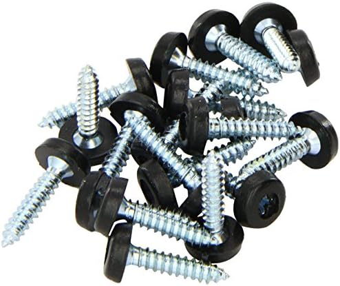 Connect 31548 Number Plate Screw Black No 10 x 1 100pc