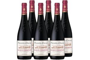 PLESSIS-DUVAL Plessis Duval - AOP Saumur Champigny - Vin Rouge - Lot De 6 Bouteilles X 75 Cl