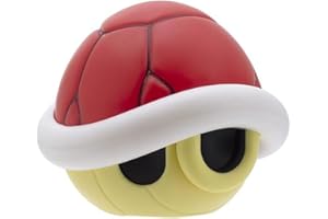Paladone Luz de caparazón rojo Super Mario con sonido - Producto oficial Nintendo, decoración para sala de juegos y hogar