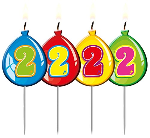 63-teiliges Deko-Set für den * 2. GEBURTSTAG * // mit Tischdecke, Wimpelkette, Kerzen und Deko // Dekoration Kinder Kindergeburtstag zweiter - 4