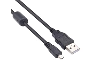 Toxaoii Kabel USB do transmisji danych kompatybilny z Panasonic Lumix DMC-FZ1000, DMC-FZ300, DMC-FZ200, DMC-GX1, DMC-GX8, DMC-LX100, DMC-SZ10, DMC-TZ31, DMC-TZ61, DMC-TZ71 aparat (100 cm)