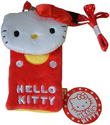 Smartphone case stuffed Hello Kitty Red (Japan import / The package and the manual are written in Japanese)