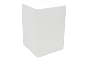 ‎PAINTERSISTERS Paintersisters Sockel Weiß lackiert Größe L - (20x20x30 cm) allseitig geschlossen, akkurat verarbeitet, Podest für Objekte und Kunst, Deko, Pflanzensäule, Schaufenster