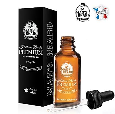 man's beard Huile de barbe man's beard premium - fabrication française - adoucit et protège les barbes - serum / huile à barbe pour homme - senteur subtile - contenance : 30 ml