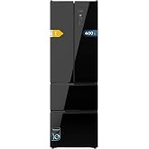 Cecotec Combi Total No Frost Bolero CoolMarket Combi F2D 395 Black Glass E, 395 L, Height 185 cm and 59.5 cm Wide, MAX INSIDE