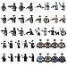 Produktbild Spieland 42St. Mini Figuren Set SWAT Team Polizei Militär Soldaten Minifiguren Satz Bausteine für Kinder