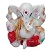 Marble Look Hindu God Shri Ganesh Car Dashboard Statue Lord Ganesha Idol Bhagwan Ganpati Handicraft Decorative Spiritual Puja Vastu Showpiece Figurine - Religious Pooja Gift Item & Murti for Mandir / Temple / Home Decor / Office / Study Table RS.296.00