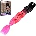 Produktbild Emmet Jumbo Braids-Premium Qualität 100% Kanekalon Braiding Haarverlängerung Volle Synthetik Haar Ombre 24Inch 1Pc / lot Hitzebeständig, lange Zeit mit-37 Farben 2Tone & 3Tone, Garantie 1 Woche ändern oder Rückerstattung