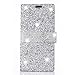 Produktbild Für Samsung Galaxy S9 Plus/S9+ Hülle Leder Tasche [Glitzer] Klapphülle Flip 360 Grad Schutz Ledercase, Coollee Luxus Mädchen Bling Strass Kristall Diamant Handytasche PU Leder Silikon TPU Lederhülle Ultra Dünn Wallet Etui mit Kartenfach Stand Magnetic Stoßfest Bumper, Silber