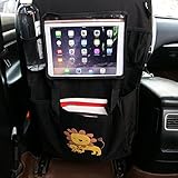 Auto Rückenlehnenschutz und Kinder Rücksitzschoner, Auto Rücksitz Organizer, Wasserdicht Autositztasche Sitzabdeckung (1 Stück) - 3