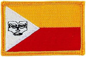 Akachafactory Patch écusson brodé Drapeau Îles marquises polynesie thermocollant Backpack