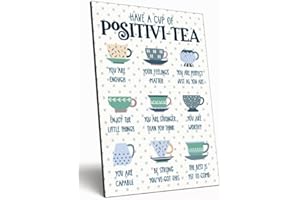 THE PLUM PENGUIN Motivational Wall Art Sign Plaque Inspire Every Day Vibrant Print A4 Wooden Home Décor Uplifting Decoration