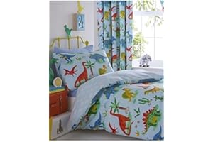 ARKIFACE Dinosaur World Toddler Junior Duvet Cover Set Kids Bedding