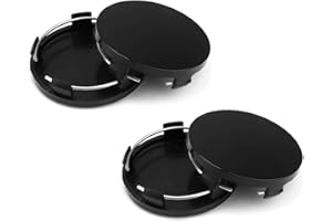 WLVINSON 4 Stück Radnabenkappen,Nabendeckel 60mm,Radnabenabdeckung,ABS Radnabendeckel Felgendeckel für Auto Zubehör,Universal Radkappen,Nabenkappen für Vw BMW Mercedes Audi Skoda Alufelgen(OD 60mm ID 56mm)