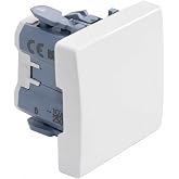 CABLEPELADO Simon 27 Play Single Pole Switch | With Quick Clamping System | &lrm;&lrm;27101-65 | Intensity: 10 AX | 250V | Suitable f